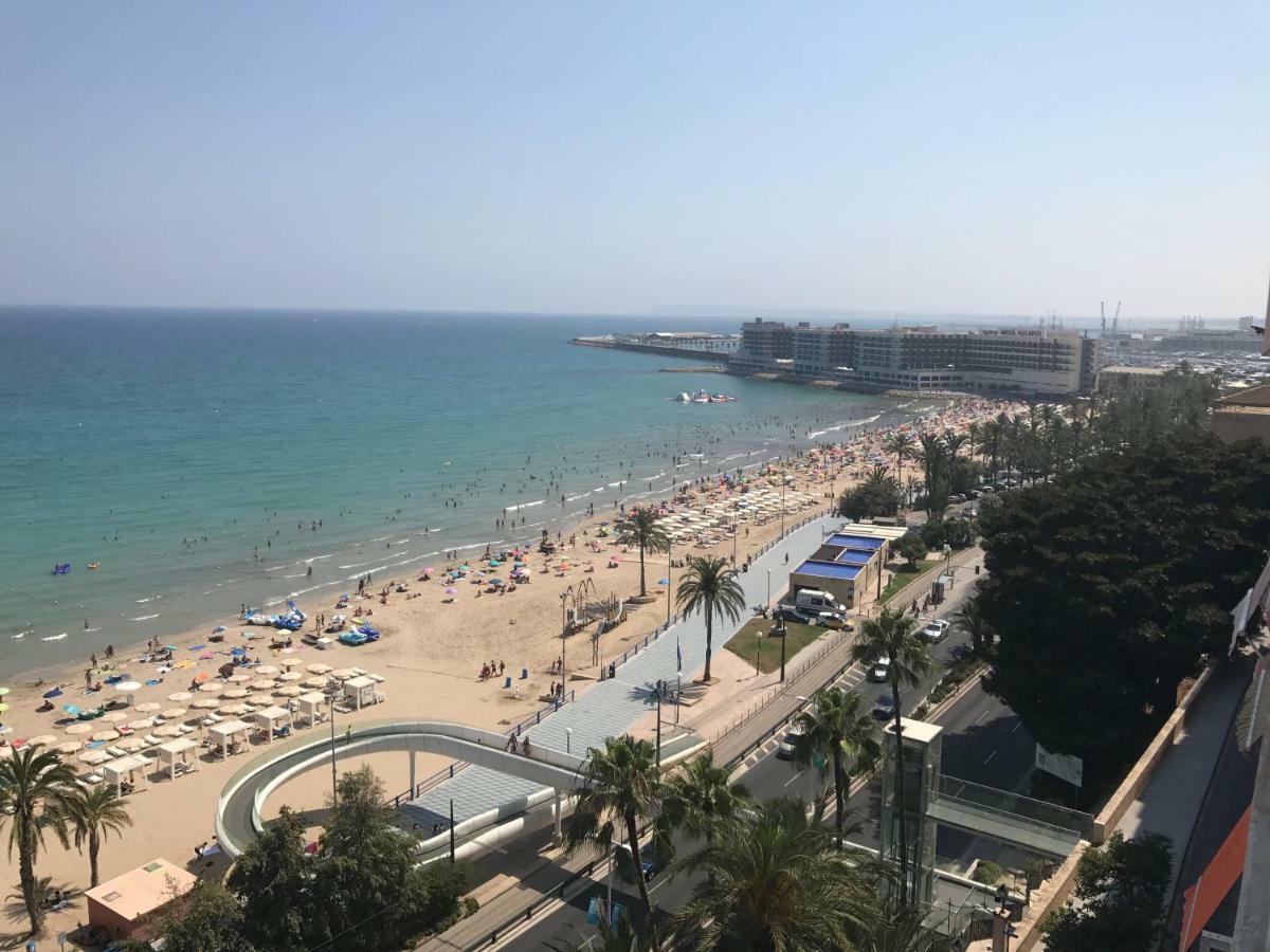 Apartamento Con Vistas Al Mar Primera Linea De Playa Del Postiguet Alicante Exterior photo